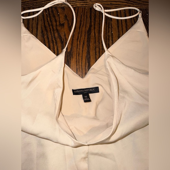 Banana Republic Cream Spaghetti Strap slip Dress XL - Picture 2 of 5